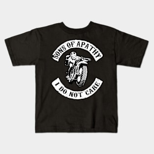 Sons of Apathy (I Don't Care) Kids T-Shirt